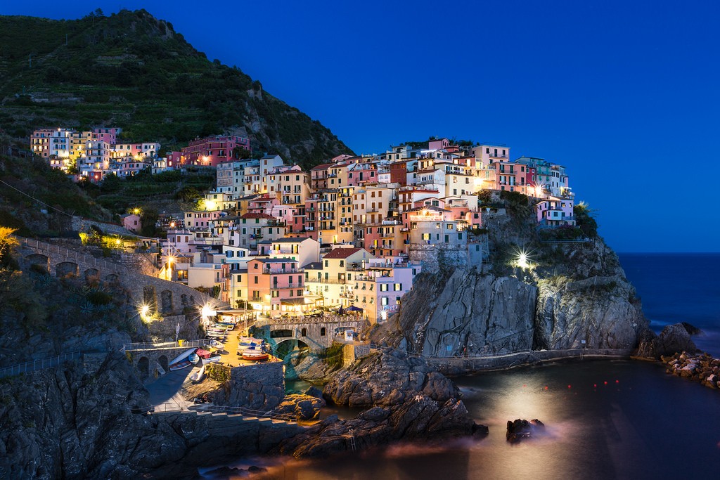 Sunset in Manarola Cinque Terre