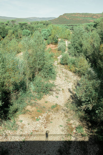 Rivière asséchée dans le Var.